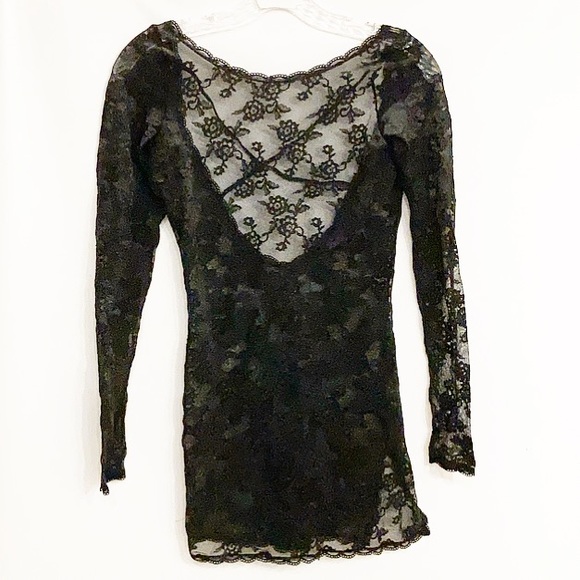 Victoria's Secret Other - Victoria’s Secret black lace chemise lingerie XS